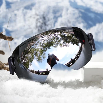 Профессиональные лыжные очки мужские Линзы UV400 для взрослых, противотуманные Очки для сноуборда, Лыжные очки Для женщин, ультралегкие Зимние Снежные очки