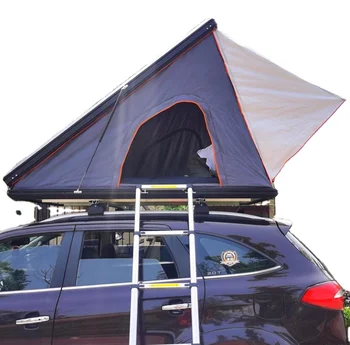 Внедорожный Треугольный алюминиевый тент с жестким Корпусом на крыше Автомобиля, тент на крыше для кемпинга